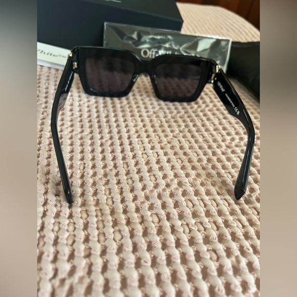 New Off-White Mystic Black Squared Sunglasses main image 5